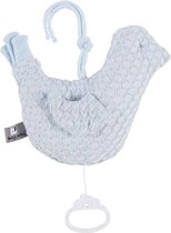 Baby's Only Muziekdoos vogel Sun - poederblauw/zilvergrijs