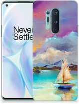 GSM Hoesje OnePlus 8 Pro Back Case TPU Siliconen Hoesje Boot