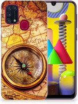 Telefoonhoesje Geschikt voor Samsung Galaxy M31 Foto hoesje Kompas