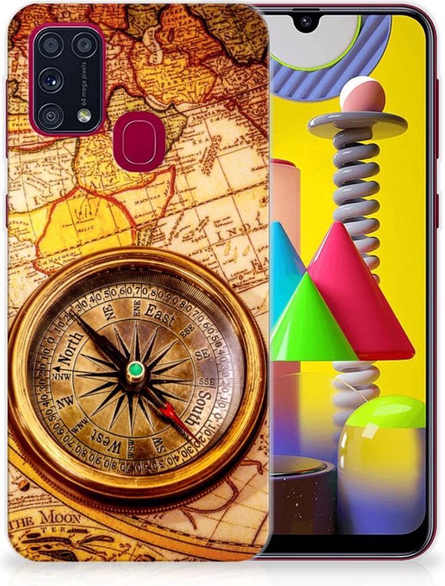 Samsung Galaxy M31 Siliconen Back Cover Kompas