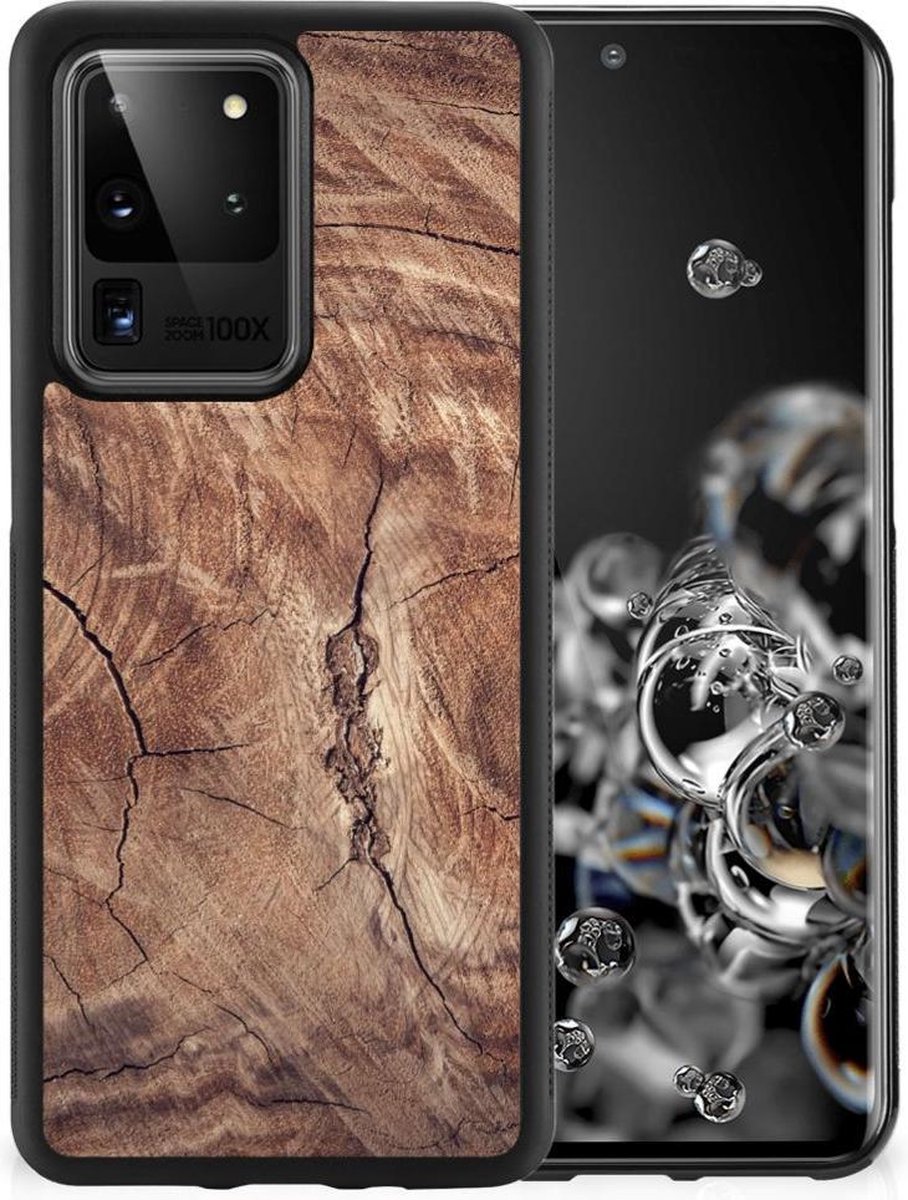 Back Cover voor Samsung Galaxy S20 Ultra Grip Case Tree Trunk