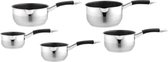 Gamminox Steelpannenset 5 delig- RVS