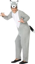 ATOSA - Grijze wolf kostuum voor mannen - XL - Volwassenen kostuums