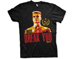 Rocky Heren Tshirt -XL- I Must Break You Zwart