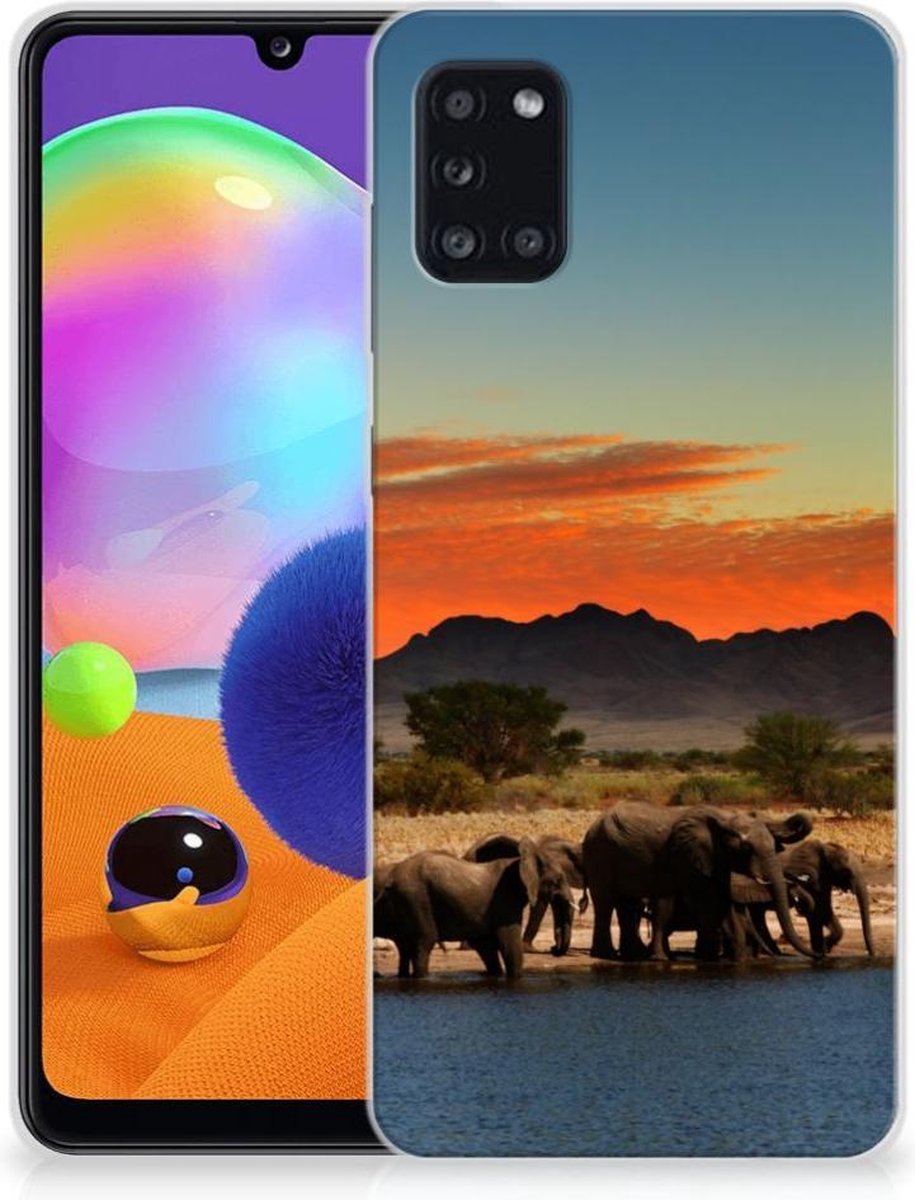 Samsung Galaxy A31 TPU Hoesje Olifanten