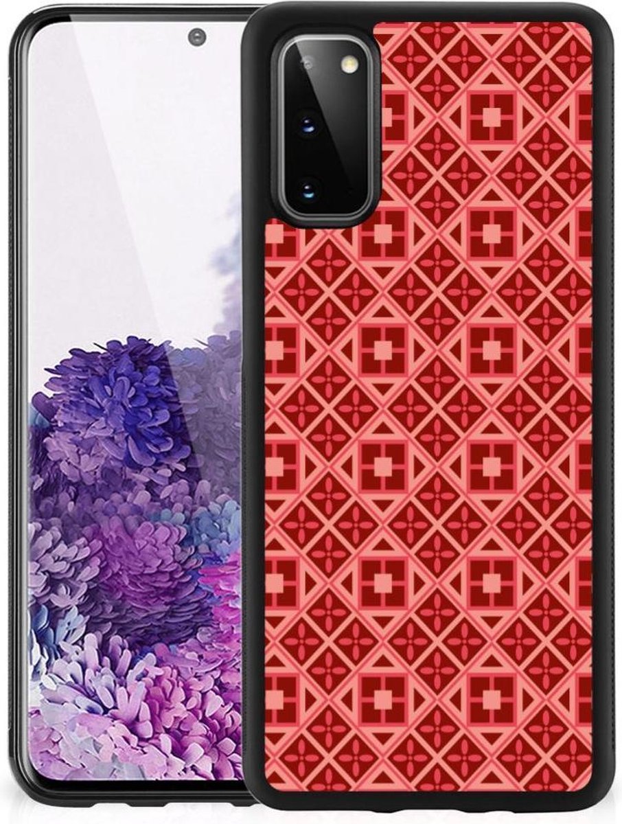 Samsung Galaxy S20 Bumper Case Batik Rood