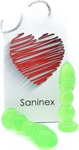 SANINEX SEXTOYS | Saninex Delight Plug-dildo Transparent Green