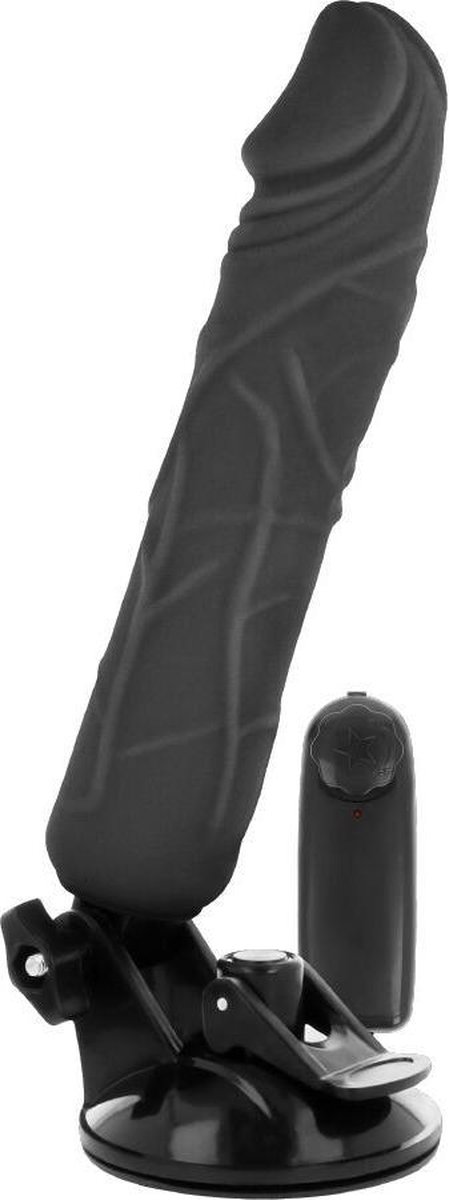 BASECOCK | Basecock Realistic Vibrator Remote Control Black 20cm