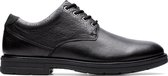 Clarks - Heren schoenen - Banning Plain - G - black leather - maat 10,5