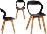 Keukenstoel Plastic Zwart (51 x 84 x 48 cm) Zwart