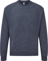 Fruit Of The Loom Heren Raglan Mouwen Belcoro® Sweatshirt (Heather Marine)