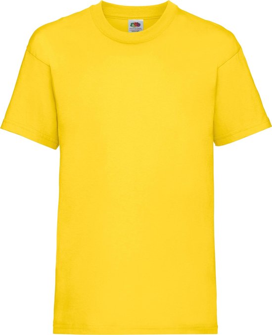Fruit Of The Loom T-shirt unisexe à manches courtes pour Kinder / Enfants (Yellow)