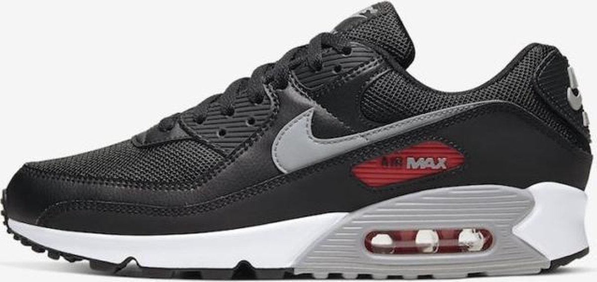Nike Air Max 90 Zwart / Rood - Heren Sneaker - CW7481-002 - Maat 40.5 |  bol.com