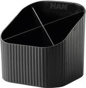 Étui à stylo HAN Re-LOOP 4 compartiments, noir 100% matériau recyclé HA-17238-913