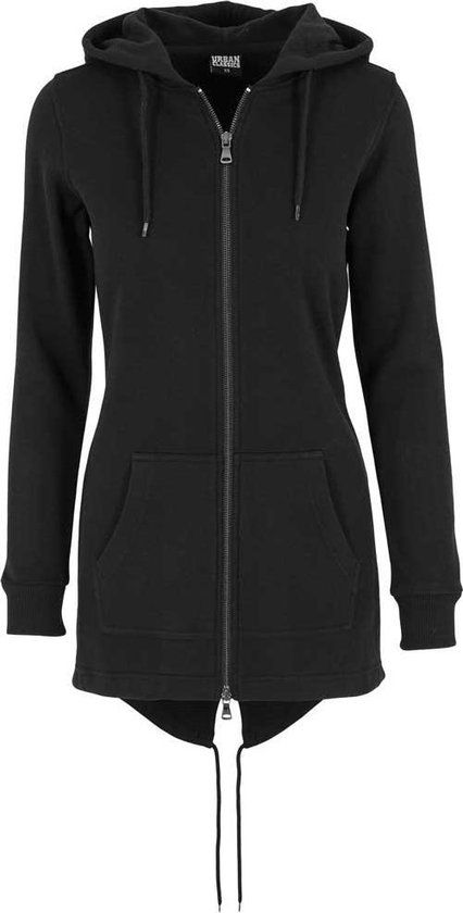 Urban Classics Vest Sweat Parka Tb1075 Black Dames Maat - XS