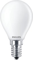 Philips Lighting 76283400 LED-lamp Energielabel E (A - G) E14 Kogel 6.5 W = 60 W Warmwit (Ø x l) 4.5 cm x 8 cm 1 stuk(s)