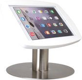 iPad tafelstandaard Lusso voor iPad 9.7 – wit/RVS – homebutton & camera zichtbaar