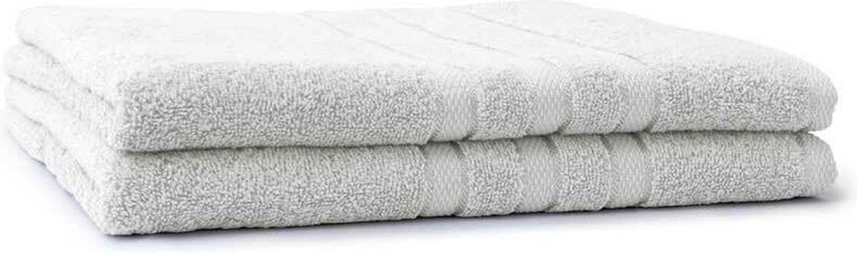 LINNICK Pure Handdoeken Set - Douchelaken - 100% Katoen - White - 70x140cm- Per 2 Stuks