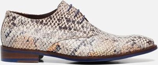 Floris van Bommel Veterschoenen slangenprint - Maat 45 | bol.com