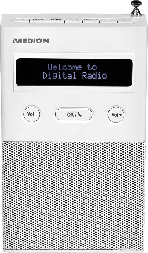 MEDION DAB radio met Bluetooth DRE 1 (DAB Plus, FM