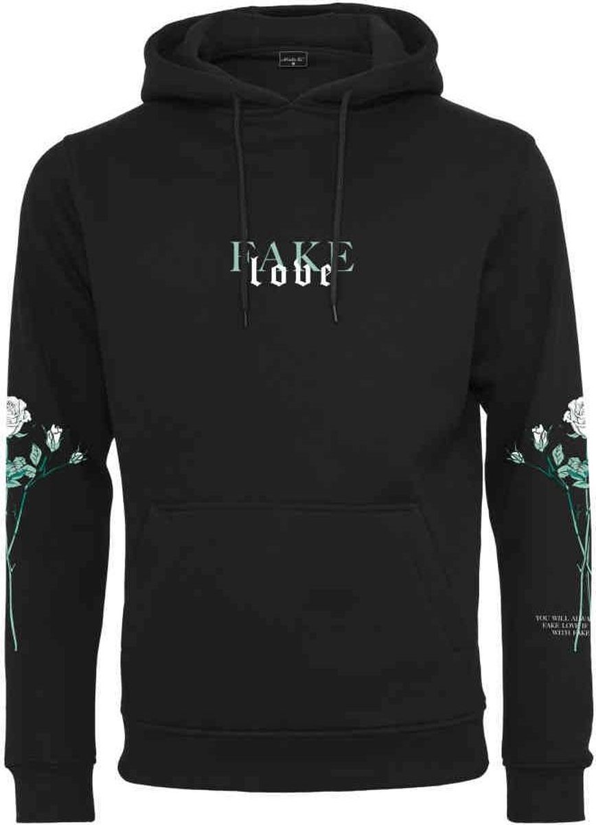 Urban Classics Hoodie/trui -2XL- Rose Fake Love Zwart