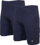Donnay Jogging shorts - Lot de 2 - Shorts de sport - Homme - Bleu foncé - Taille L