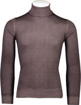 Gran Sasso  Trui Bruin Bruin Aansluitend - Maat XL  - Heren - Herfst/Winter Collectie - Lana;Wool