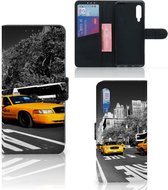 Beschermhoesje Xiaomi Mi 9 Telefoon Hoesje New York Taxi