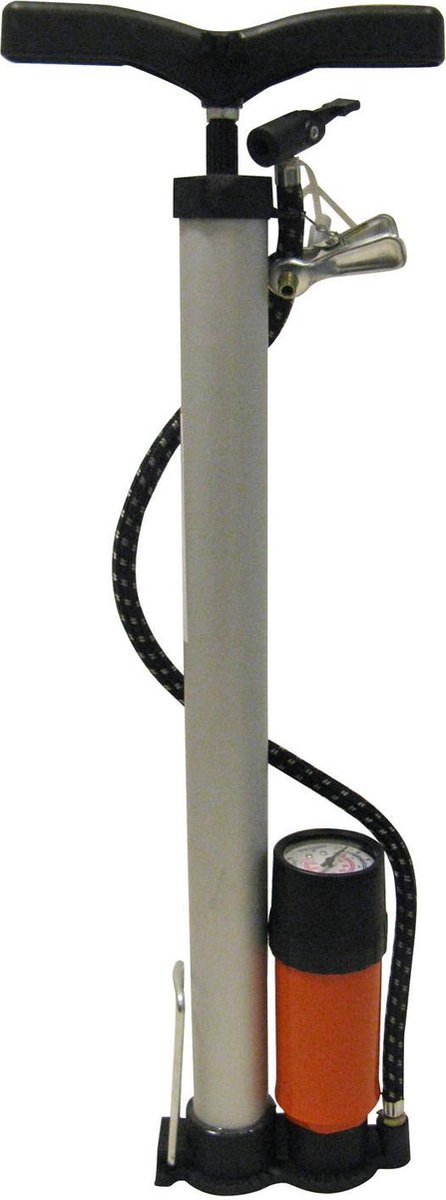 Aluminium fietspomp met meter voor fiets en autoventiel