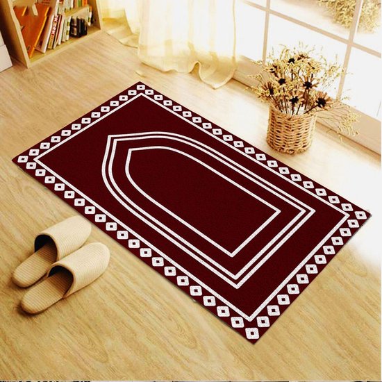 Geschenkset Bade met een gebedskleed, koran en een parel tasbih Wit