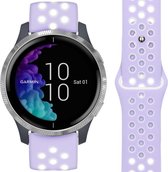 iMoshion Sport Siliconen Smartwatch Bandje voor de Garmin Vivoactive 3, Garmin Venu, Garmin Forerunner 245 - Wit