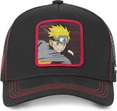 Capslab - Naruto Trucker cap - Black-Red