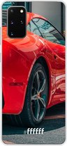 Samsung Galaxy S20+ Hoesje Transparant TPU Case - Ferrari #ffffff
