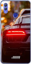 Honor Note 10 Hoesje Transparant TPU Case - Audi R8 Back #ffffff