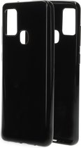 Mobiparts Classic TPU Case Samsung Galaxy A21s (2020) Zwart hoesje