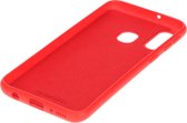 Mobiparts Silicone Cover Samsung Galaxy A40 (2019) Scarlet Red