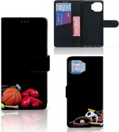 GSM Hoesje Motorola Moto G 5G Plus Bookcover Ontwerpen Voetbal, Tennis, Boxing… Sports