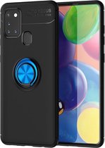 Samsung Galaxy A21S Magnetisch Hoesje met Ring Kickstand Zwart