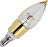 SPL LED Kaars lamp - 4,5W / DIMBAAR (GOUD)