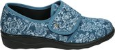 Romika/Westland ROMISANA 80 - Volwassenen Dames pantoffels - Kleur: Blauw - Maat: 42
