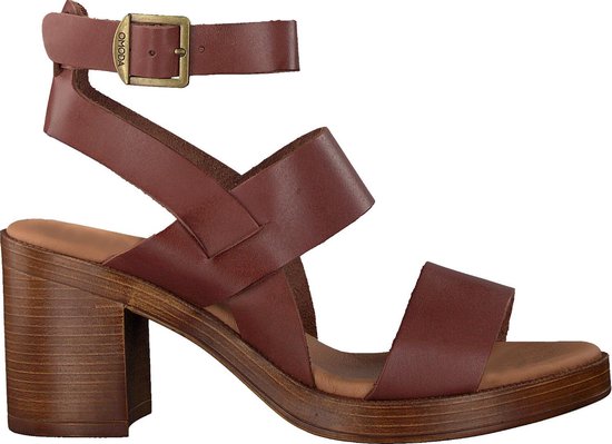 Omoda Dames Sandalen - Cognac - Maat 39 | bol.com