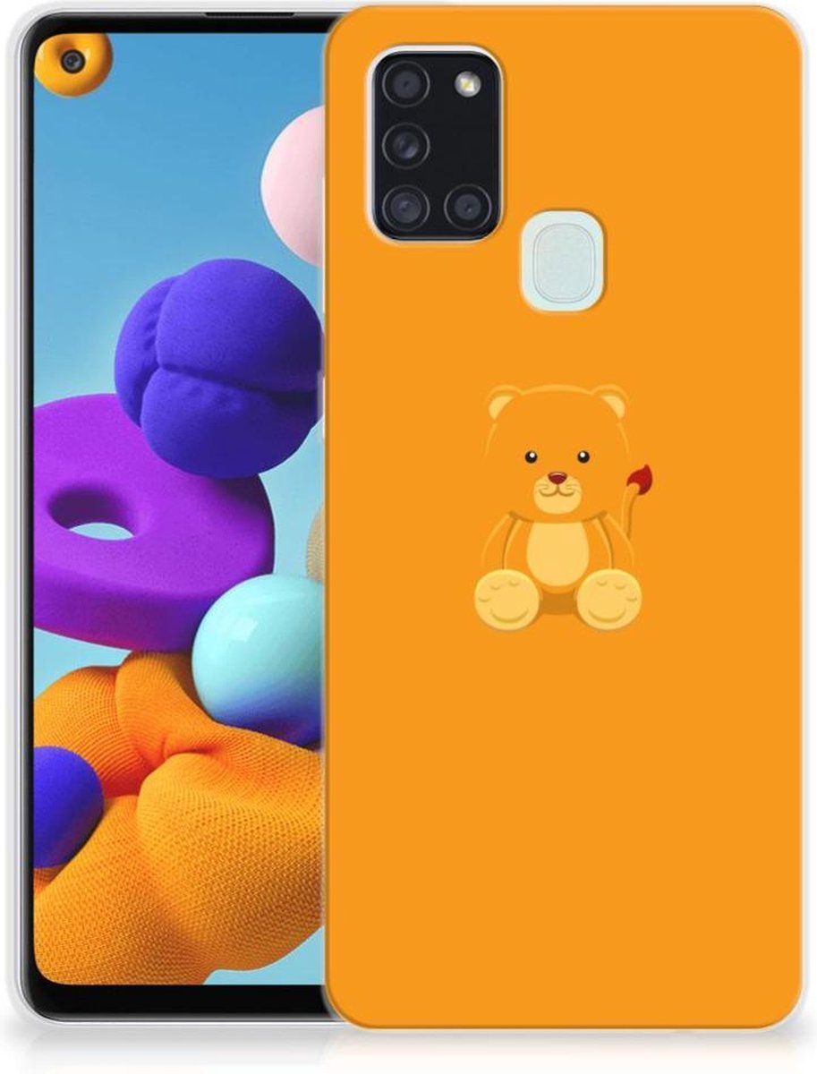 Samsung Galaxy A21s Telefoonhoesje met Naam Baby Beer
