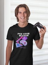 Console PC Gamer Controller Geek Nerd Otaku T-Shirt Retro Vintage Style Urban Jpop Culture Eboy | Cadeautip | Cadeau voor hem of haar | Unisex Maat L