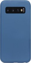 ADEL Premium Siliconen Back Cover Softcase Hoesje Geschikt Voor Samsung Galaxy S10e - Blauw