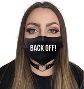 Twisted Apparel Masker Back off Mondkapje Zwart