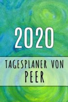 2020 Tagesplaner von Peer: Personalisierter Kalender f�r 2020 mit deinem Vornamen