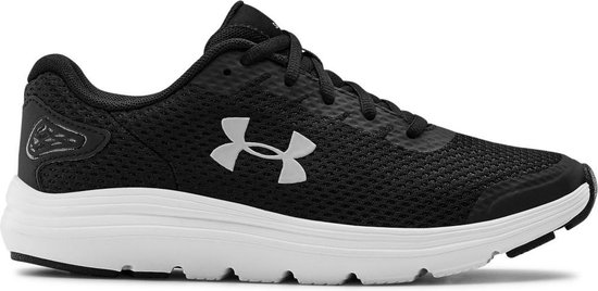 Bol Com Under Armour Ua W Surge 2 Black White Mod Gray Vrouwen Maat 39