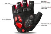 WIELER HANDSCHOEN MOUNTAINBIKE GEL LARGE / EXTRA LARGE ROOD - WIELREN KLEDING - FIETSEN - MTB - CROSSFIETS