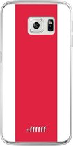 Samsung Galaxy S6 Edge Hoesje Transparant TPU Case - AFC Ajax #ffffff