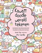 Kawaii doodle wereld tekenen